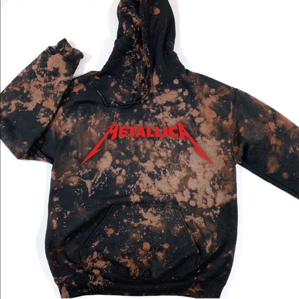 Distressed Metallica hoodie